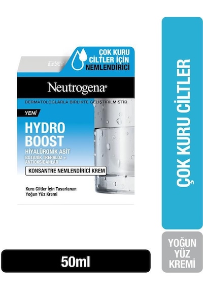 Hydro Boost Konsantre Nemlendirici Krem 50 Ml Yoğun Yüz Kremi