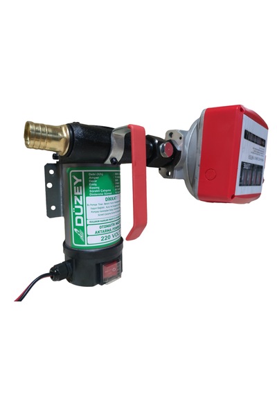 220 Volt Mazot Aktarma Pompası & Mekanik Mazot Sayaç Seti Litre