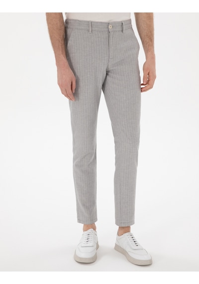 Pierre Cardin Erkek Gri Pantolon Kanvas-chino 50301778-vr024 Gri