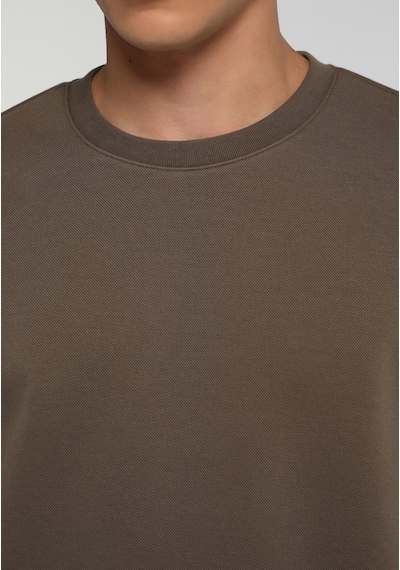 Colin's Colins Regular Fit Yuvarlak Yaka Düz Erkek Kahverengi Sweatshirt Cl1082264 Q1.v2 Tpe Gri