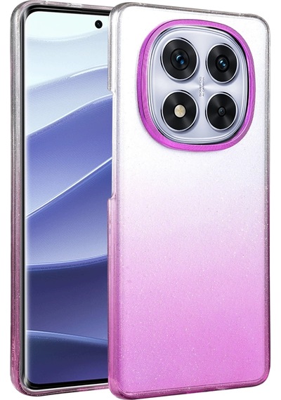 Mey İthalat Redmi Note 14 Pro 4g Glossy Kapak - Mor Pembe