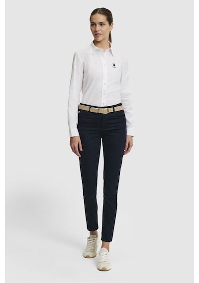 U.s. Polo Assn. Kadın Beyaz Gömlek Basic 50320205-vr013