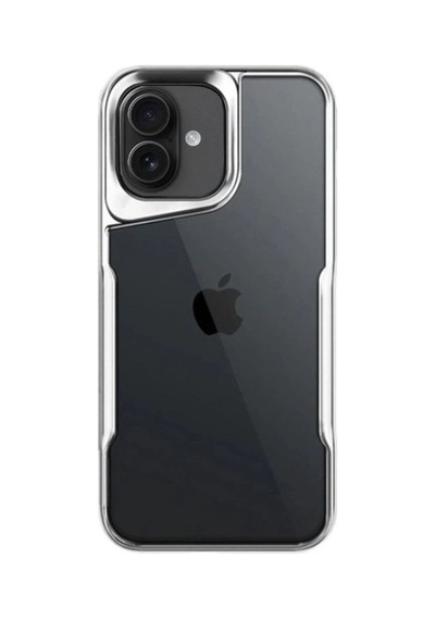 Apple İphone 16 Plus Kılıf Boyi Silikon Kapak - Gümüş Çok Renkli