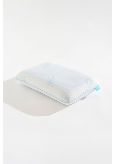 Visco Terletmeyen Ortopedik Yastık Serinleten Visco Yastık Jelli Yastık 60x40x13cm Beyaz