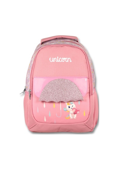 Ümit Çanta Cennec Simli Unicorn İlkokul Sırt Çantası - Kız Çocuk - Pembe