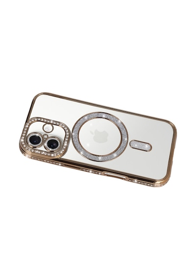 Apple iPhone Uyumlu 17 Joke Simli Magneticsafe Kılıf - Gold Bz8683140895693