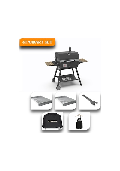 Ateşten Midi Barbekü Mangal Standart Set
