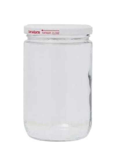 - Kapaklı Cam Kavanoz 660 Ml Altın