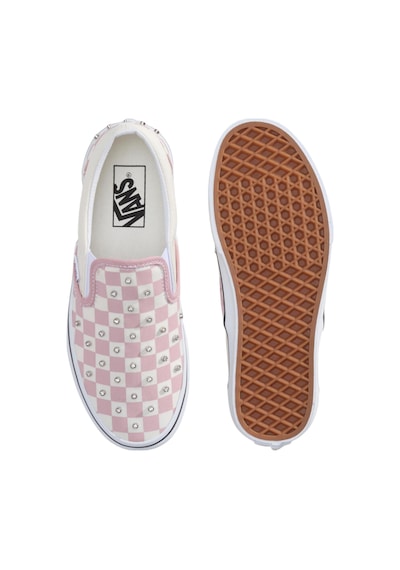000d6yfpr1-r Vans Classic Slip-on Spor Ayakkabı Pembe 000d6yfpr1-r Pembe - Beyaz
