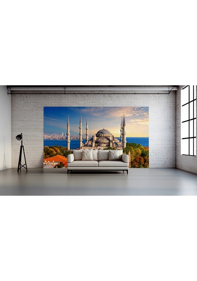 Sultanahmet Camii İstanbul Poster Duvar Kağıdı Renkli