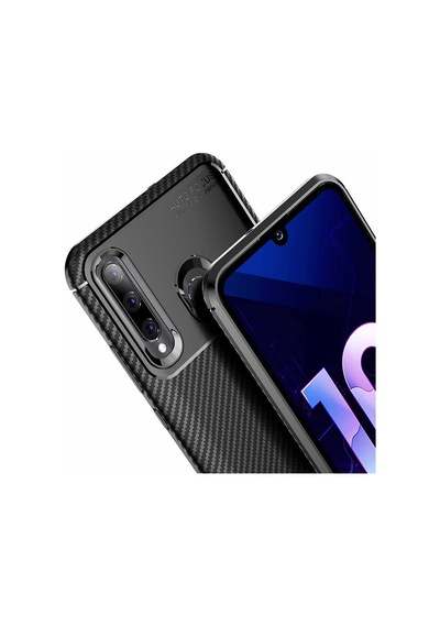 Huawei Honor 20 Lite Kılıf Zore Negro Silikon Kapak Kahverengi
