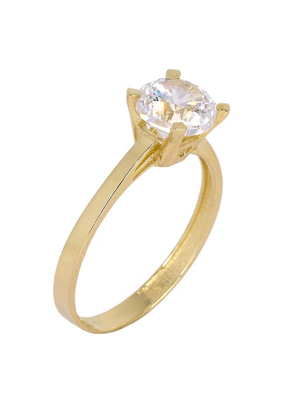 Cigold Tektaş Yüzük 14 Ayar Altın 1,45 Gr Oa-k21501028872