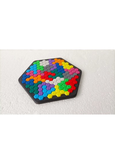 3d Baskı Montessori Altıgen Puzzle - Eğitici Petek Zekâ Ve Mantık Oyunu