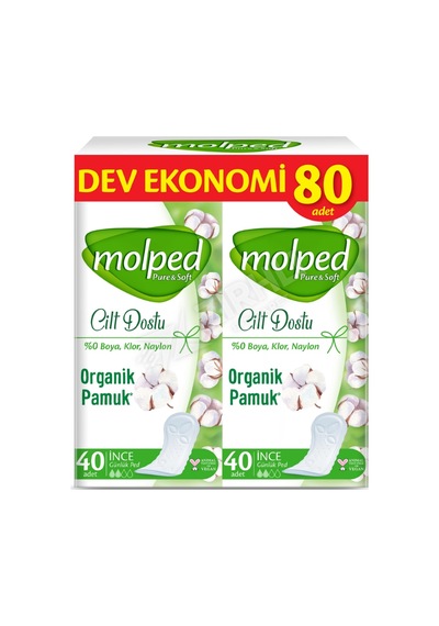 4 Adet Molped Pure&soft İncelik Günlük Ped 80'li
