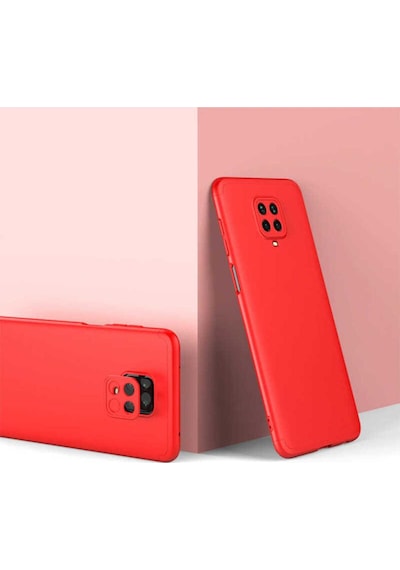Xiaomi Redmi Note 9 Pro Kılıf Zore Ays Kapak Kırmızı