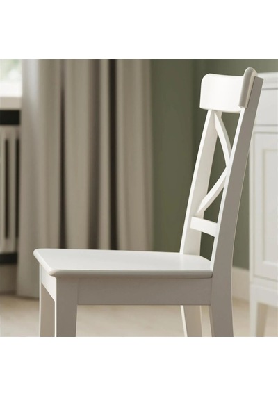 Ikea Beyaz Zarif Yemek Masası - Yemek Masası Takımı