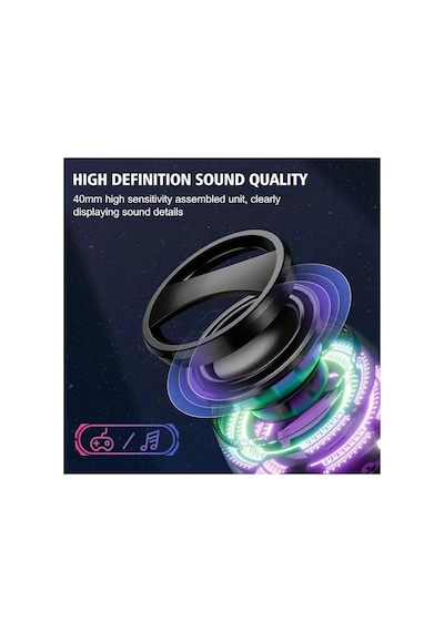 G300 Bluetooth 5.3 Hoparlör Mini Taşınabilir Manyetik Pc Rgb Hoparlör Için Çok Fonksiyonlu 3d Oda Sesi Ve Rgb Aydınlatma İphone, Android, Tws Siyah