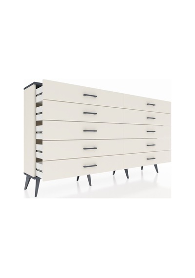Arges Konsol 10 Çekmeceli 176x30x99 Aytaşı-antrasit/aytaşı Antrasıt/aytası - Aytası Arges Konsol 10 Çekmeceli 176x30x99 Aytaşı-antrasit/aytaşı Antrasıt/aytası - Aytası