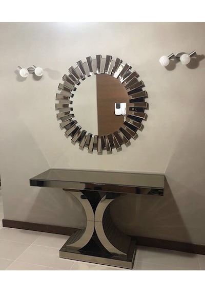 Dresuar GÜNEŞ SANEL Model Kayın Torna Cam Ayna Kaplama İskelet Yuvarlak el yapım ayna El Yapım Siyah Dresuar GÜNEŞ SANEL Model Kayın Torna Cam Ayna Kaplama İskelet Yuvarlak el yapım ayna El Yapım Siyah