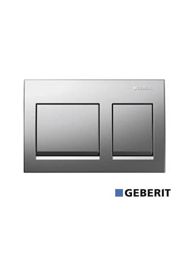 Geberit Kumanda Kapağı ALPHA35 - Çift Basmalı 115.045.46.5 Krom