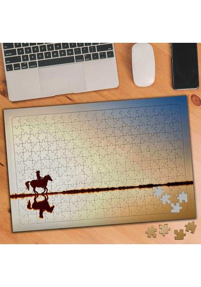 Deniz Kenarında Koşturan At 240 Parça Puzzle Yapboz-3372907