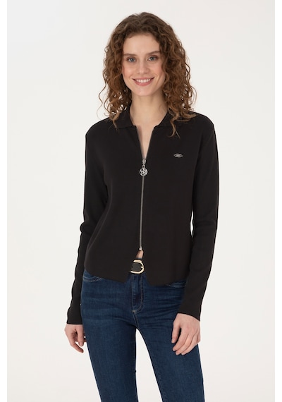 U.S. Polo Assn. U.s. Polo Assn. Kadın Siyah Hırka Triko 50317375-vr046