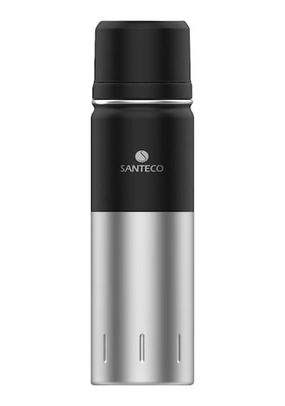 Santeco Kolima Siyah 1 Lt Çelik Termos
