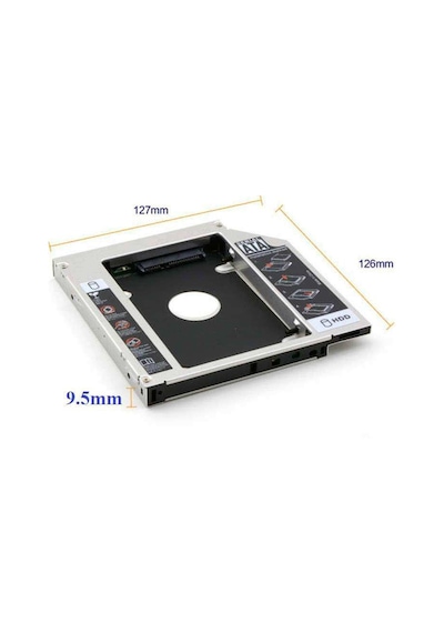 Faween 9.5Mm HDD Caddy Notebook Dvd To SSD Kutu Sata Laptop Notebook Cd