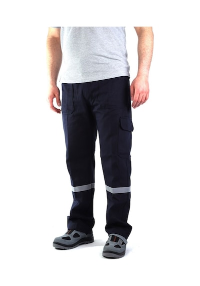 Eser - 7-7 Gabardin Kom.Cepli İş Pantolonu Reflektörlü - Kışlık-L