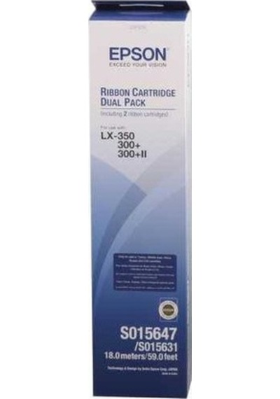Epson LX-300 C13S015647 Şerit 2'Li Paket
