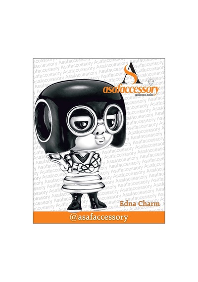 Edna Charm Asafaccessory Siyah