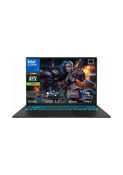 Asus V16 V3607VP-RP055-K19 Core 7 240H 128 GB 2 TB SSD 8 GB RTX5070 16" Free Dos Dizüstü Bilgisayar