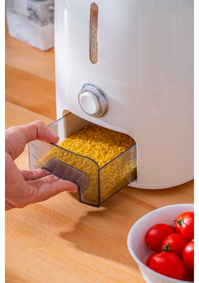 Acar Pnm-08023/2 Harlow Tahıl Saklama Kabı - 5 Kg Beyaz