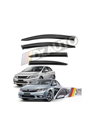 Honda Civic Fb7 2012-2016 Arası Cam Rüzgarlığı 4lü
