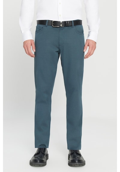 Ac&Co / Altınyıldız Classics Slim Fit Dar Kesim Pamuklu Esnek Chino Erkek Pantolon - Petrol