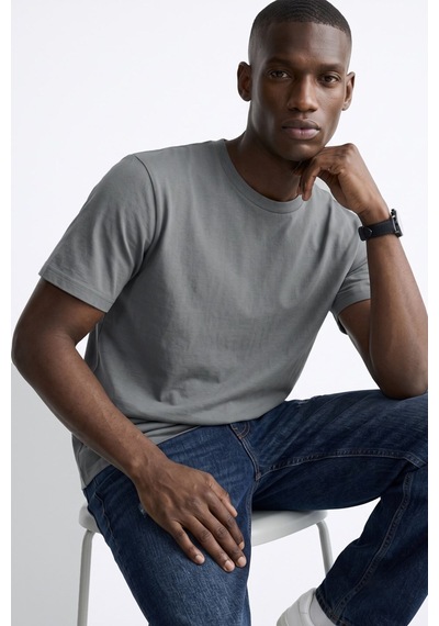 Barrels And Oıl Erkek Basic T-shirt 2143 - A.haki A.haki