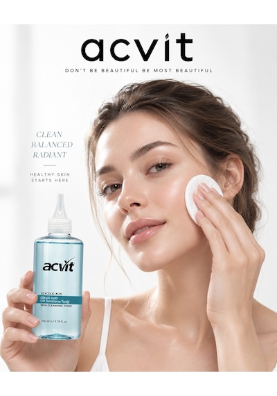 Glikolik Asitli Cilt Temizleme Toniği 200 ML