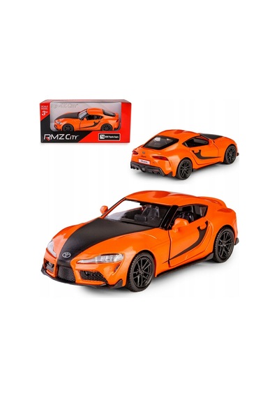 Uzak Doğu Serisi Toyota Supra 2020 Açılır Kapılar Die Cast Çek Bırak Metal Model Araba 11 Cm 1:32