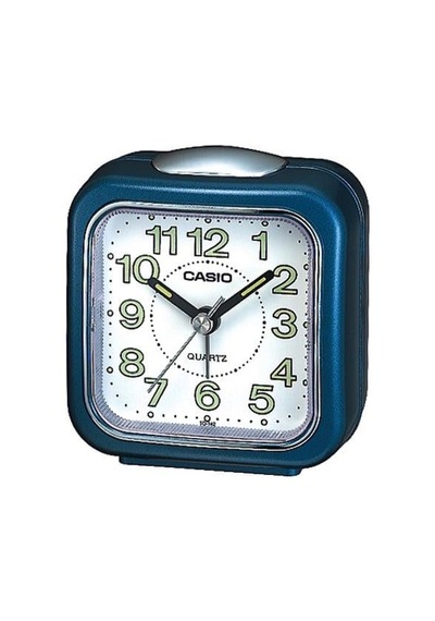 Casio Klasik Tq-142-2df Mavi Alarmlı Işıklı Masa Saati Mavi