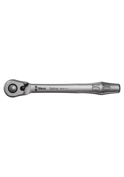 Wera 8004 A Zyklop Metal Yön Mandallı Cırcır, 1/4" Sürücülü, 1/4" X 141 Mm