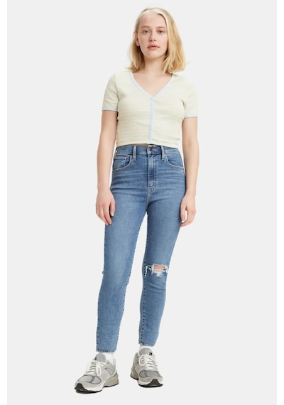 Levi's Kadın Yüksek Bel Mile High Skinny Jeans Kot Pantolon - 22791-0230 Mavi