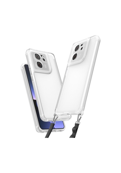 Newface Xiaomi Mi 13t Pro Kılıf Penta Silikon Kılıf - Şeffaf Şeffaf