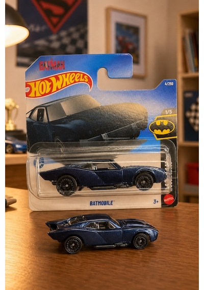 Hot Wheels Batmobile - The Batman Özel Seri Metal Oyuncak Araba Çok Renkli