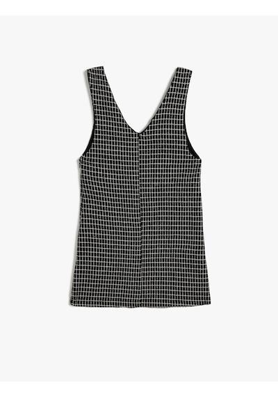 Koton Jile Elbise Mini Cepli V Yaka Kolsuz Siyah Desenli 5wkg80078ak Siyah Koton Jile Elbise Mini Cepli V Yaka Kolsuz Siyah Desenli 5wkg80078ak Siyah