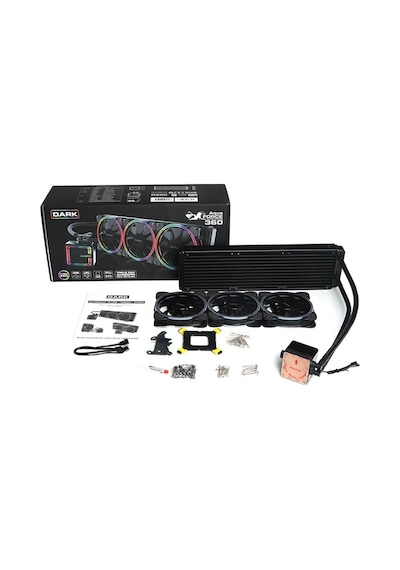 Dark Dkccw360 Aquaforce W360 360mm Fixed Rgb Ledli Sıvı Soğutma