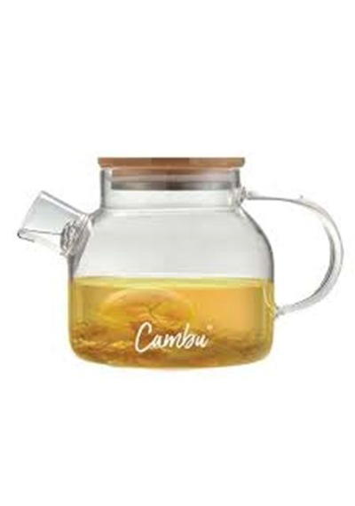 Konak Züccaciye Bambu Kapak Cam Demlik 1lt