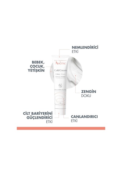 Çok Kuru Ciltler İçin Besleyici Bakım Kremi - Cold Cream 40 Ml 3282779002738