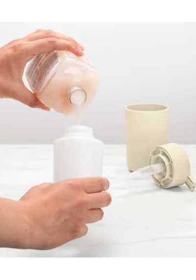 Brabantıa Renew Soft Beıge Plastik Sabunluk 250ml Siyah