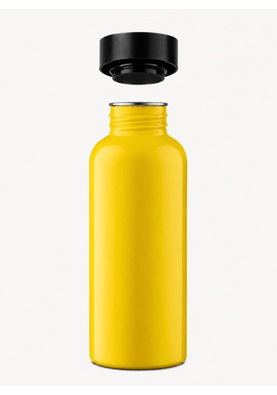 Mamawata Yellow Paslanmaz Çelik Matara 500 Ml Ultra Hafif Sızdırmaz Suluk Sarı