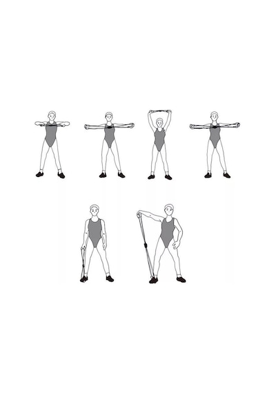 Pilates İpi Jimnastik Lastiği Egzersiz Bant Yoga Pilates Lastik